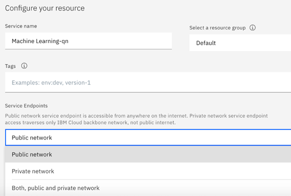 Configure endpoint from the service catalog