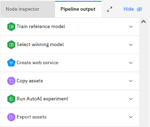 Viewing the pipeline output