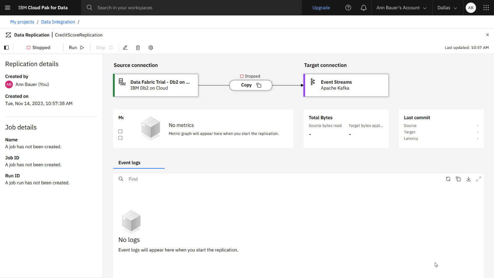 Data replication asset